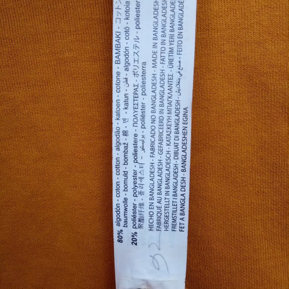 Zara Mustard Yellow Rolled Sleeve T Shirt Dress - Picture 12 of 12